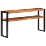 Mesa consola de madera maciza de acacia 150x30x75 cm