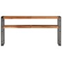 Mesa consola de madera maciza de acacia 150x30x75 cm