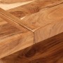 Mesa consola de madera maciza de acacia 150x30x75 cm