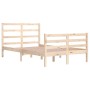 Estructura de cama madera maciza de pino 120x200 cm