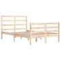 Solid pine wood bed frame 120x200 cm by vidaXL, Beds and slatted bases - Ref: Foro24-3105001, Price: 105,63 €, Discount: %