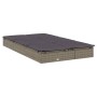 Double sun lounger made of synthetic rattan with grey cushions by vidaXL, Loungers - Ref: Foro24-319646, Price: 276,75 €, Dis...