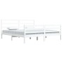 Estructura de cama madera maciza de pino blanco 200x200 cm de vidaXL, Camas y somieres - Ref: Foro24-3105027, Precio: 147,05 ...