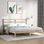 Solid pine wood bed frame 200x200 cm by vidaXL, Beds and slatted bases - Ref: Foro24-3104953, Price: 118,89 €, Discount: %