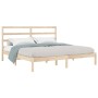 Estructura de cama de madera maciza de pino 200x200 cm de vidaXL, Camas y somieres - Ref: Foro24-3104953, Precio: 120,31 €, D...