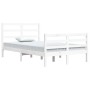 Solid white pine wood bed frame 120x200 cm by vidaXL, Beds and slatted bases - Ref: Foro24-3105002, Price: 118,18 €, Discount: %