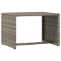 Liegestuhl 1 Stück mit kleinem Rattan-Tisch in Grau von vidaXL, Liegen - Ref: Foro24-319633, Preis: 161,45 €, Rabatt: %