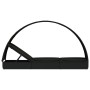 Sun lounger with round black synthetic rattan canopy 211x57x140 cm by vidaXL, Loungers - Ref: Foro24-319644, Price: 178,04 €,...