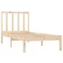 Solid pine wood bed frame 90x190 cm by vidaXL, Beds and slatted bases - Ref: Foro24-3105101, Price: 90,25 €, Discount: %