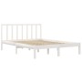 Massiver Bettrahmen aus weißem Kiefernholz, 120 x 190 cm von vidaXL, Betten und Lattenroste - Ref: Foro24-3105107, Preis: 128...