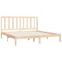 Estructura de cama de madera maciza de pino 200x200 cm de vidaXL, Camas y somieres - Ref: Foro24-3105180, Precio: 123,77 €
