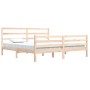 Estructura de cama de madera maciza de pino 200x200 cm de vidaXL, Camas y somieres - Ref: Foro24-3105026, Precio: 135,91 €, D...