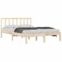Bettgestell aus massivem Kiefernholz, 120 x 200 cm von vidaXL, Betten und Lattenroste - Ref: Foro24-3105066, Preis: 109,55 €,...