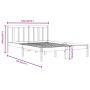 Solid pine wood bed frame 120x190 cm by vidaXL, Beds and slatted bases - Ref: Foro24-3105106, Price: 115,65 €, Discount: %