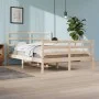 Estructura de cama madera maciza de pino 140x200 cm de vidaXL, Camas y somieres - Ref: Foro24-3105006, Precio: 113,28 €, Desc...