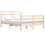 Solid pine wood bed frame 140x200 cm by vidaXL, Beds and slatted bases - Ref: Foro24-3105006, Price: 114,73 €, Discount: %