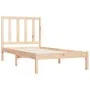 Estructura de cama madera maciza de pino 90x200 cm de vidaXL, Camas y somieres - Ref: Foro24-3105145, Precio: 78,00 €, Descue...