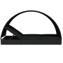 2-Personen-Sonnenliege mit runder schwarzer PE-Rattan-Markise 211x112x140 cm von vidaXL, Liegen - Ref: Foro24-319656, Preis: ...