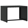 2 pcs sun loungers with black synthetic rattan table by vidaXL, Loungers - Ref: Foro24-319636, Price: 302,17 €, Discount: %