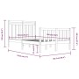 Solid wood bed frame 120x190 cm by vidaXL, Beds and slatted bases - Ref: Foro24-3105350, Price: 115,72 €, Discount: %
