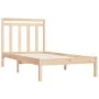 Estructura de cama madera maciza de pino 90x200 cm de vidaXL, Camas y somieres - Ref: Foro24-3105235, Precio: 81,63 €, Descue...