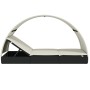 2-person sun lounger with round awning, black PE rattan, 211x112x140 cm by vidaXL, Loungers - Ref: Foro24-319654, Price: 273,...