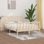 Solid wood bed frame 120x190 cm by vidaXL, Beds and slatted bases - Ref: Foro24-3105195, Price: 111,14 €, Discount: %