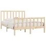Solid wood bed frame 120x190 cm by vidaXL, Beds and slatted bases - Ref: Foro24-3105195, Price: 111,14 €, Discount: %