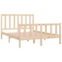 Solid wood bed frame 120x190 cm by vidaXL, Beds and slatted bases - Ref: Foro24-3105195, Price: 112,49 €, Discount: %