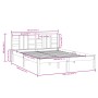 Weißer Massivholzbettrahmen 140x190 cm von vidaXL, Betten und Lattenroste - Ref: Foro24-3105386, Preis: 124,03 €, Rabatt: %