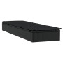 Tumbona 1 ud con cojín ratán sintético negro 201x55x62 cm de vidaXL, Tumbonas - Ref: Foro24-319632, Precio: 144,72 €, Descuen...