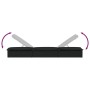 Tumbona 1 ud con cojín ratán sintético negro 201x55x62 cm de vidaXL, Tumbonas - Ref: Foro24-319632, Precio: 144,72 €, Descuen...