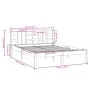 Solid pine wood bed frame 120x200 cm by vidaXL, Beds and slatted bases - Ref: Foro24-3105400, Price: 107,39 €, Discount: %
