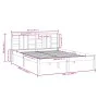 Estructura de cama madera maciza de pino marrón miel 200x200 cm de vidaXL, Camas y somieres - Ref: Foro24-3105428, Precio: 15...