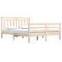Bettgestell aus Massivholz 160x200 cm von vidaXL, Betten und Lattenroste - Ref: Foro24-3105325, Preis: 137,38 €, Rabatt: %
