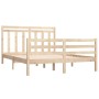 Solid wood bed frame 120x190 cm by vidaXL, Beds and slatted bases - Ref: Foro24-3105285, Price: 119,79 €, Discount: %