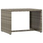 2 Stück Sonnenliegen mit grauem synthetischem Rattantisch von vidaXL, Liegen - Ref: Foro24-319635, Preis: 289,02 €, Rabatt: %