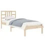 Bettgestell aus massivem Kiefernholz, 90 x 200 cm von vidaXL, Betten und Lattenroste - Ref: Foro24-3105390, Preis: 80,01 €, R...