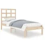 Estructura de cama madera maciza de pino 90x200 cm de vidaXL, Camas y somieres - Ref: Foro24-3105455, Precio: 79,61 €, Descue...