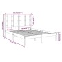 Massiver Bettrahmen aus weißem Kiefernholz, 140 x 190 cm von vidaXL, Betten und Lattenroste - Ref: Foro24-3105581, Preis: 128...