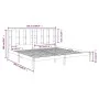 Solid gray pine wood bed frame 200x200 cm by vidaXL, Beds and slatted bases - Ref: Foro24-3105622, Price: 166,41 €, Discount: %