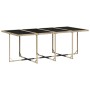 Set comedor de jardín con cojines 13 pzas ratán sintético beige