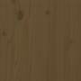 Honey brown solid wood bed frame 100x200 cm by vidaXL, Beds and slatted bases - Ref: Foro24-3105398, Price: 103,72 €, Discoun...