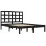 Bettgestell aus massivem schwarzem Kiefernholz, 200 x 200 cm von vidaXL, Betten und Lattenroste - Ref: Foro24-3105494, Preis:...