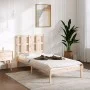 Solid pine wood bed frame 90x200 cm by vidaXL, Beds and slatted bases - Ref: Foro24-3105585, Price: 85,70 €, Discount: %
