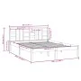 Solid black pine wood bed frame 200x200 cm by vidaXL, Beds and slatted bases - Ref: Foro24-3105429, Price: 158,04 €, Discount: %