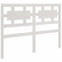 Weißer Massivholzbettrahmen 140x190 cm von vidaXL, Betten und Lattenroste - Ref: Foro24-3105646, Preis: 128,88 €, Rabatt: %