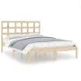 Solid wood bed frame 120x190 cm by vidaXL, Beds and slatted bases - Ref: Foro24-3105440, Price: 106,56 €, Discount: %