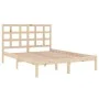Estructura de cama madera maciza 120x190 cm de vidaXL, Camas y somieres - Ref: Foro24-3105440, Precio: 108,96 €, Descuento: %