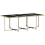 Set comedor de jardín con cojines 13 pzas ratán sintético beige